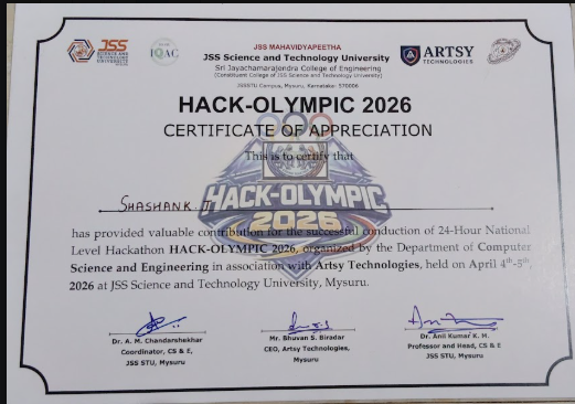 HACK-OLYMPIC 2026 Organizer Appreciation